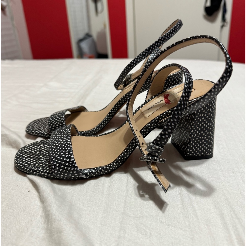 Antonio Melani Heels Leather Sole Size 6.5